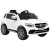 vidaXL Otro&scaron;ki avto Mercedes Benz GLE63S plastičen bel