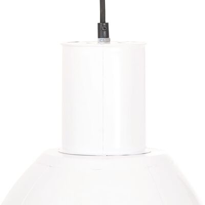 vidaXL Viseča svetilka 25 W bela okrogla 28,5 cm E27