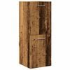 vidaXL Kopalni&scaron;ka viseča omarica starinski les 30x30x80 cm inž. les