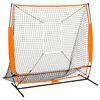 vidaXL Vadbena mreža za baseball črna 174x76x158,5 cm