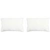 vidaXL Vzglavnik 2 kos 30 x 50 cm Bambusova vlakna Bela