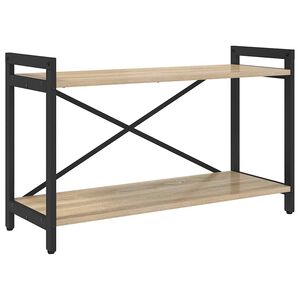 vidaXL Knjižna polica 80 x 30 x 50 cm Inženirski les Sonoma hrast