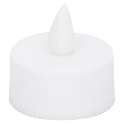 vidaXL Električne čajne svečke brez plamena LED 100 kosov toplo bele