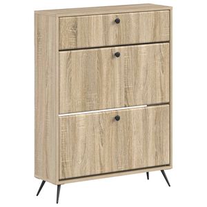 vidaXL Omara za čevlje BREDA 78 x 24 x 103 cm Inženirski les