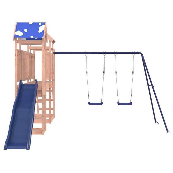 vidaXL Zunanje igralo trden les douglas