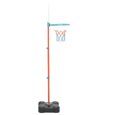 vidaXL Prenosni košarkarski komplet nastavljiv 109-141 cm