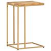 vidaXL Stranska mizica 35x45x65 cm trden mangov les