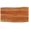 vidaXL Mizna plo&scaron;ča 100x60x3,8 cm pravokotna trdna akacija naraven rob