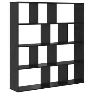 vidaXL Knjigovni omar 12 nivojev 132 x 29 x 141,5 cm Inženirski les