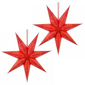 vidaXL Božična Osvetljava RAAHE 2 kos 10 LED Toplo bela 45 x 6 x 45 cm