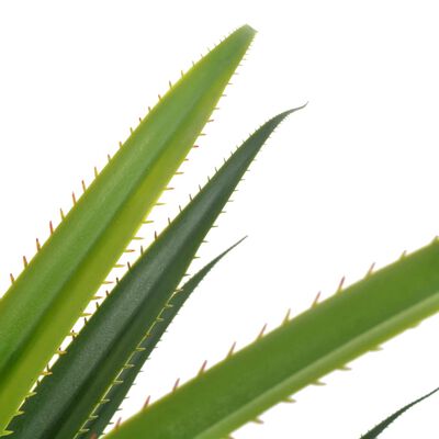 vidaXL Umetna rastlina juka z loncem zelena 145 cm