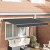 vidaXL Retraktilna tenda Antracit 300 x 200 cm blago
