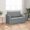 vidaXL Sofa postelja Svetlo siva 124 x 71 x 78 cm Žamet