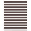 vidaXL Zebra senčilo 140,9 x 175 cm &Scaron;irina blaga 136,7 cm, barva kave