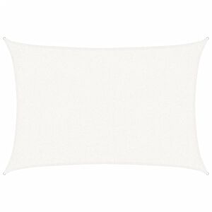 vidaXL Senčno jadro 160 g/m&sup2; belo 2x2,5 m HDPE