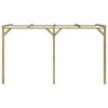 vidaXL Prislonska pergola 2x4x2,2 m lesena