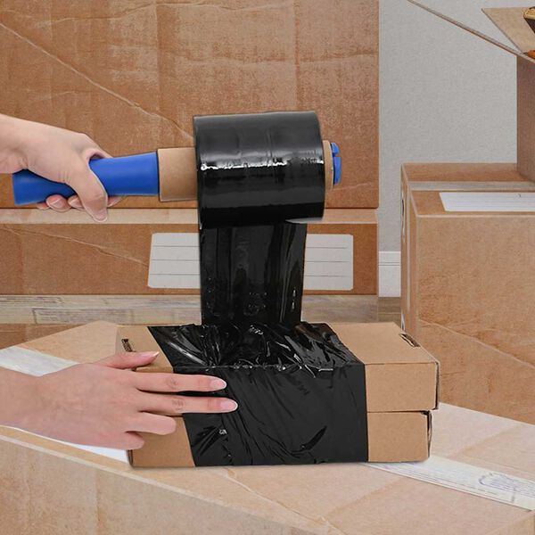 vidaXL raztegljive folije 50 kosov Črna 23 µm 10 cm x 150 m