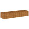 vidaXL Vrtna visoka greda 386 x 100 x 69 cm Pocinkano jeklo