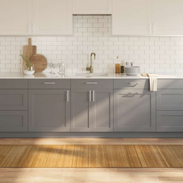 vidaXL Preproga pravokotna naravna 70x1000 cm bambus