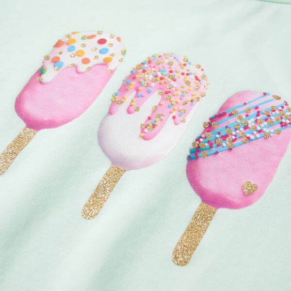 Otro&scaron;ka majica s kratkimi rokavi svetlo mint 140