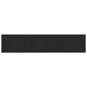 vidaXL Okenski nadstre&scaron;ek Črna z lesnim vzorcem 160 x 30 x 4,5 cm PVC