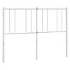 vidaXL Kovinsko nadomestno vzglavje belo 135 cm