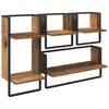 vidaXL Komplet stenskih polic 4 kos Star les 65 x 25 x 30 cm
