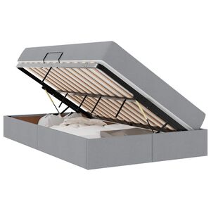 vidaXL Postelja z dodatnim prostorom za shranjevanje in vzmetnico