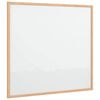 vidaXL Magnetna bela tabla z okvirjem iz masivnega borovega lesa 60 x 55 cm