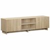 vidaXL TV stojalo 140 x 34,5 x 40 cm Sonoma hrast Inženirski les