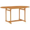 vidaXL Vrtna miza 150x90x75 cm trdna tikovina
