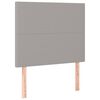 vidaXL Posteljni okvir brez vzmetnice svetlo siv 90x200 cm blago