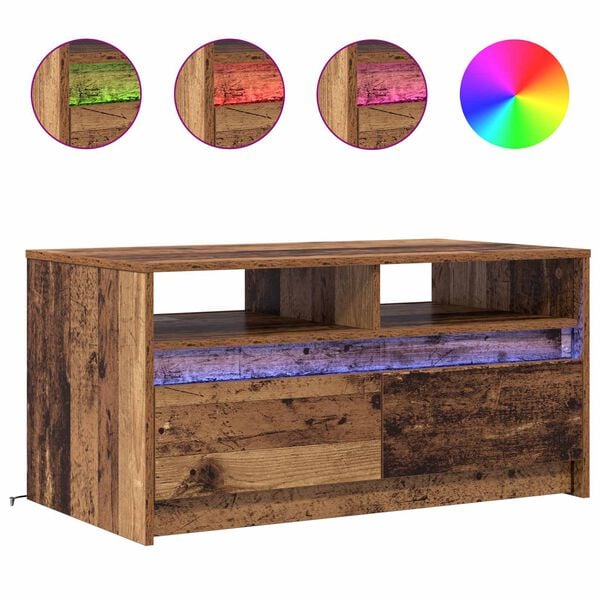 vidaXL Klubska miza Star les 90 x 50 x 45 cm Konstruiran les