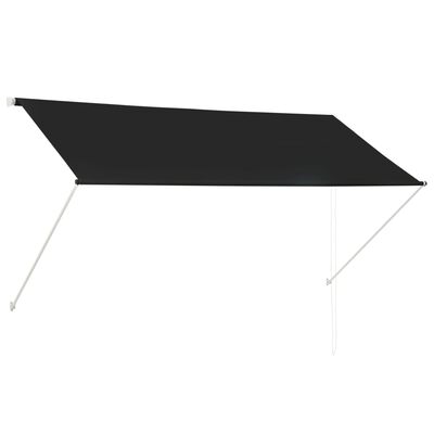 vidaXL Zložljiva tenda 250x150 cm antracit