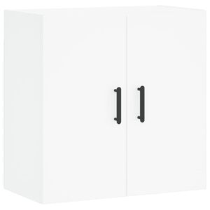 vidaXL Stenska omarica bela 60x31x60 cm inženirski les