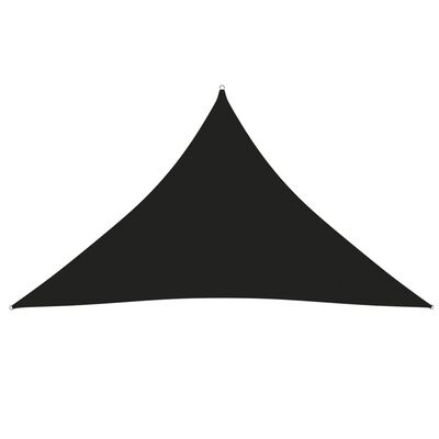 vidaXL Senčno jadro oksford blago trikotno 3x3x4,24 m črno
