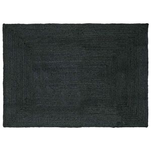 vidaXL Preproga za območje Temno siva 240 x 340 cm Juta