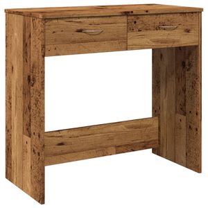 vidaXL Pisalna miza starinski les 80x40x75 cm inženirski les