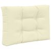 vidaXL Zunanja blazina za kavč 3 pcs krema Poliester