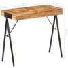 vidaXL Konzolna mizica iz trdnega mangovega lesa 80x40x75 cm