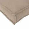vidaXL Blazina za palete Taupe 180 x 40 x 8 cm Oxford tkanina