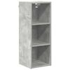 vidaXL Viseča omarica Betonsko siva 30 x 29,5 x 80 cm Inženirski les