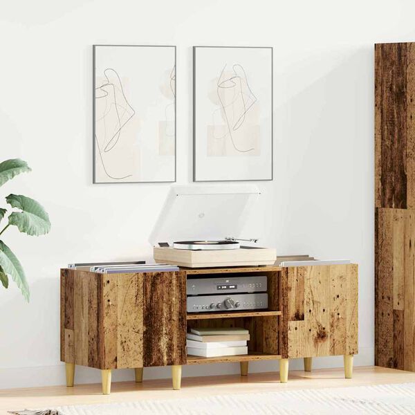 vidaXL Omara za plo&scaron;če Star les 121 x 38 x 48 cm Konstruiran les