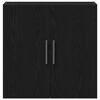 vidaXL Omarica na steni Črna Orehovina 60 x 31,5 x 60 cm