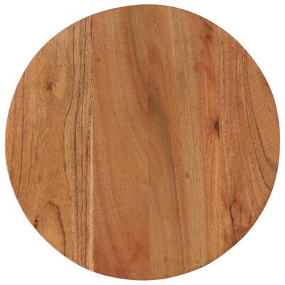 vidaXL Klubska mizica 35x35x30 cm trden akacijev les in železo