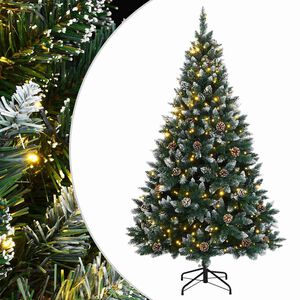 vidaXL Umetna novoletna jelka 150 LED diod 120 cm