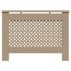 vidaXL Pokrov za radiator 112x19x81,5 cm MDF