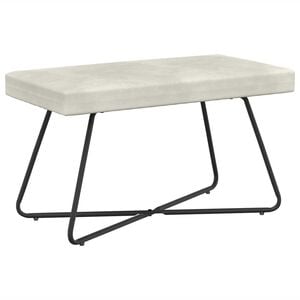 vidaXL klop Krem 80 x 40 x 45 cm Žamet