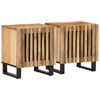 vidaXL Nočna omarica 2 kosa 40x34x46 cm trden robusten mangov les