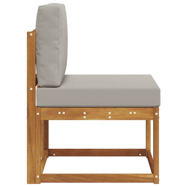 vidaXL Srednji zunanji kavč Masiven les akacije